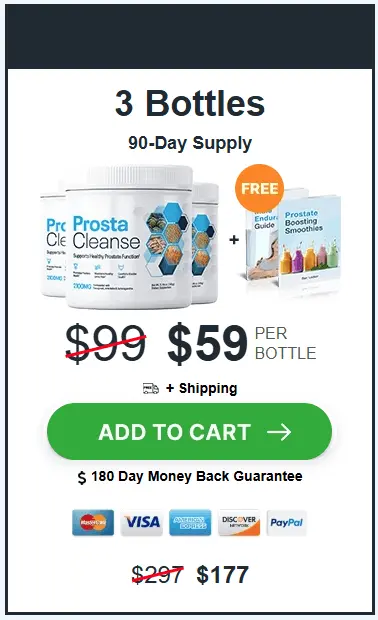 Buy ProstaCleanse 3 Bottle